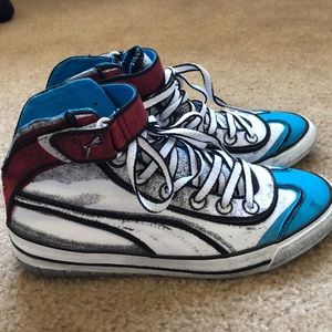 POP ART STYLE PUMA SNEAKERS SIZE US 5